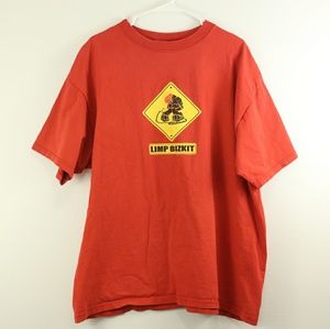 Limp Bizkit T-Shirt Red 2XL XXL Giant Brand Band
